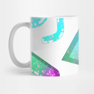 80s Glitter Shapes Mug